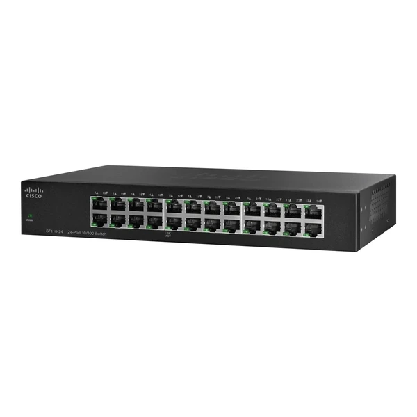 sf110-24-eu cisco sf110-24-eu small business 110 24-port fast ethernet desktop switch