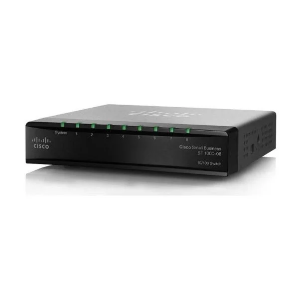 SF110D-08 | Cisco SF110D-08 8-port 10/100 Desktop Switch