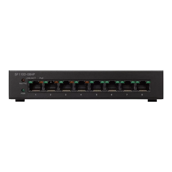Cisco SF110D-08HP-UK 110 8-Port Fast Ethernet PoE Desktop Switch