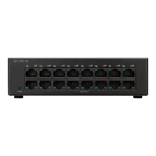 sf110d-16-eu cisco sf110d-16-eu small business 110 16-port fast ethernet desktop switch