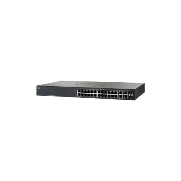 Cisco SF300-24PP-K9 300 24-Port Fast Ethernet PoE+ Switch, 2x1G RJ-45 Uplinks, 2x1G Combo Uplinks