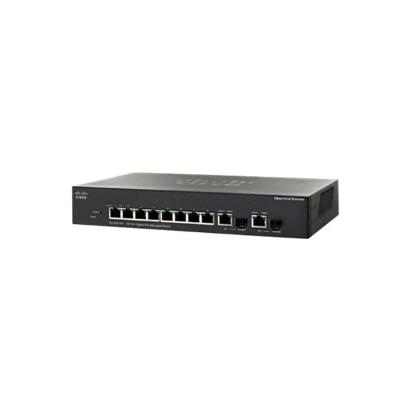 Cisco SF302-08MPP-K9-NA 300 8-Port Fast Ethernet PoE+ Desktop Switch, 2x1G Combo Uplinks