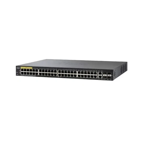 Cisco SF350-48MP-K9 350 48-Port Fast Ethernet PoE+ Switch, 4x1G Uplinks