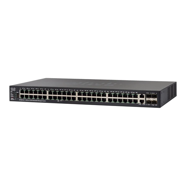 Cisco SF550X-48P-K9 550X 48-Port Fast Ethernet PoE+ Switch, 4x10G Uplinks