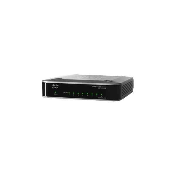 Cisco SG100D-08-UK 100 8-Port Gigabit Desktop Switch
