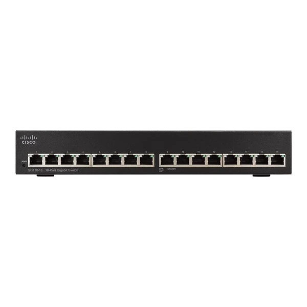 Cisco SG110-16-NA Small Business 110 16-Port Gigabit Desktop Switch