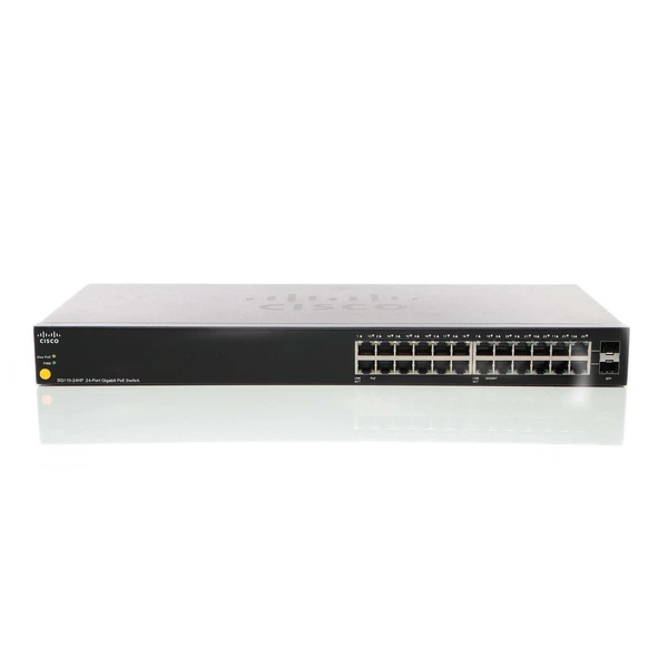 Cisco SG110-24HP-NA Small Business 110 22-Port Gigabit PoE Switch, 2x1G Combo Uplinks