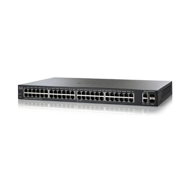 SG200-50 | SG200-50 50-Port 10/100/1000, 2 mini-GBIC Smart Switch, SLM2048T-CN