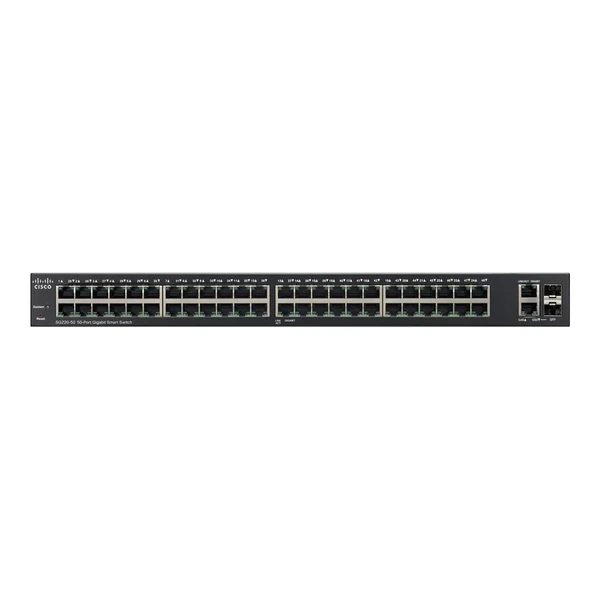 Cisco SG220-50-K9-UK 220 48-Port Gigabit Switch, 2x1G Combo Uplinks