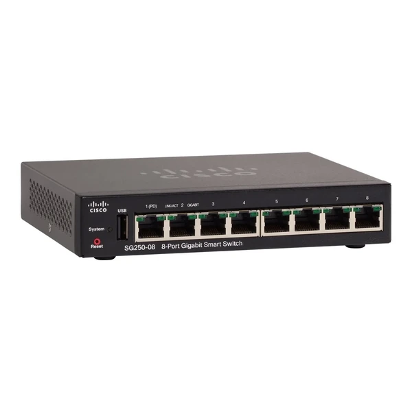 sg250-08-k9 cisco sg250-08-k9 250 smart switches 8-port gigabit desktop switch