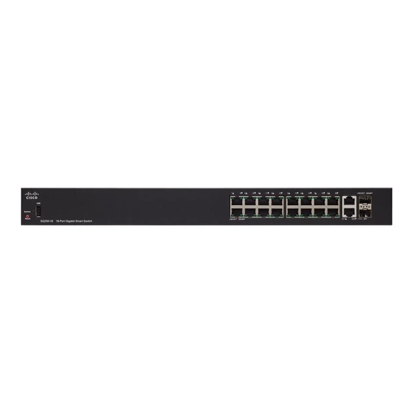 Cisco SG250-18-K9-NA 250 16-Port Gigabit Switch, 2x1G Combo Uplinks