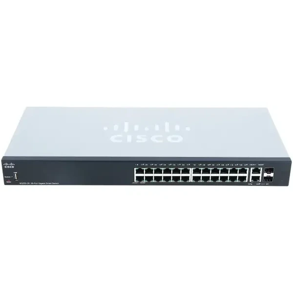 Cisco SG250-26-K9-EU 250 24-Port Gigabit Switch, 2x1G Combo Uplinks