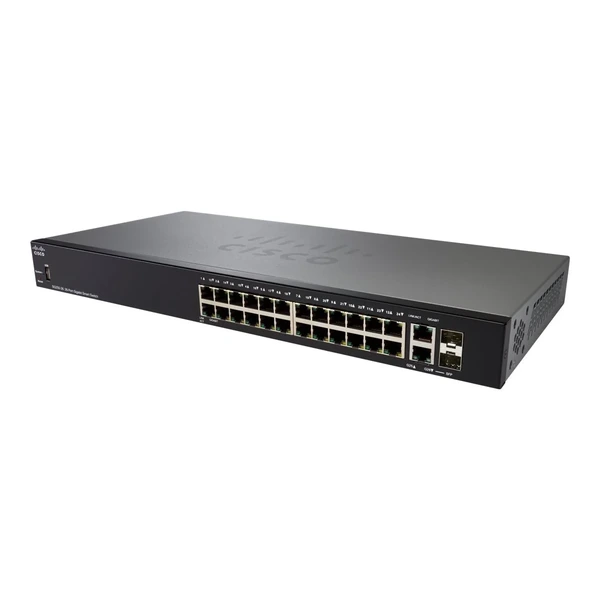 Cisco SG250-26-K9-NA 250 24-Port Gigabit Switch, 2x1G Combo Uplinks