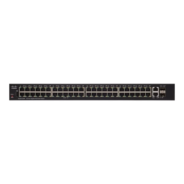 Cisco SG250-50-K9-UK 250 48-Port Gigabit Switch, 2x1G Combo Uplinks