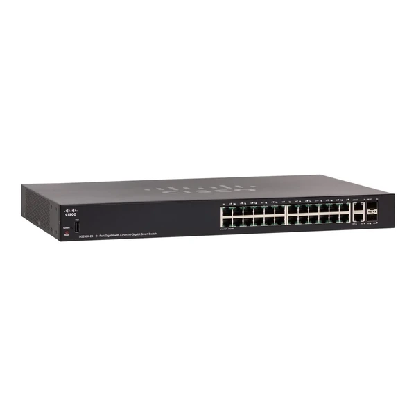 Cisco SG250X-24-K9-UK 250 24-Port Gigabit Switch, 4x10G Uplinks
