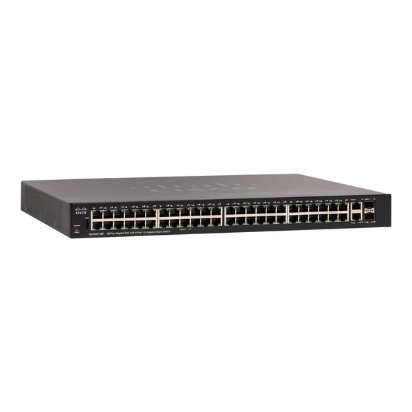 Cisco SG250X-48P-K9-UK 250 48-Port Gigabit PoE+ Switch, 4x10G Uplinks