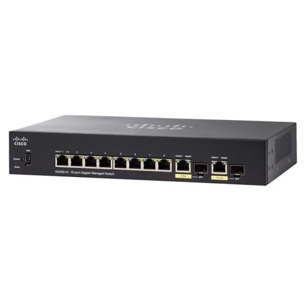 sg350-10mp-k9 cisco sg350-10mp-k9 350 8-port gigabit poe+ desktop switch, 2x1g combo uplinks