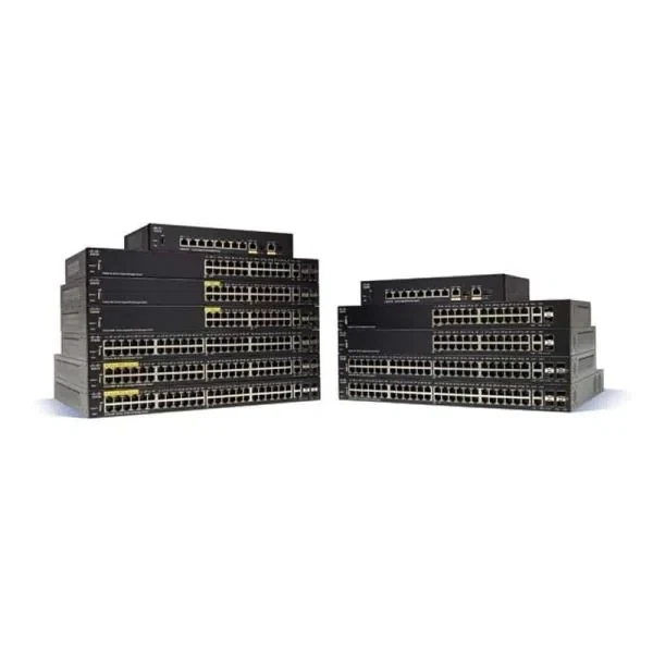 Cisco SG350-10SFP-K9 350 8-Port Gigabit SFP Desktop Switch, 2x1G Combo Uplinks
