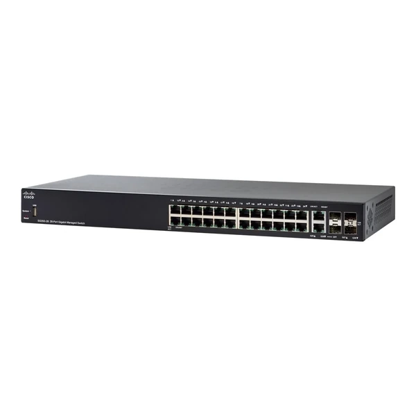 Cisco SG350-28-K9-NA 350 24-Port Gigabit Switch, 4x1G Uplinks