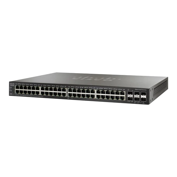 Cisco SG350X-48P-K9 350X 48-Port Gigabit PoE+ Switch, 4x10G Uplinks