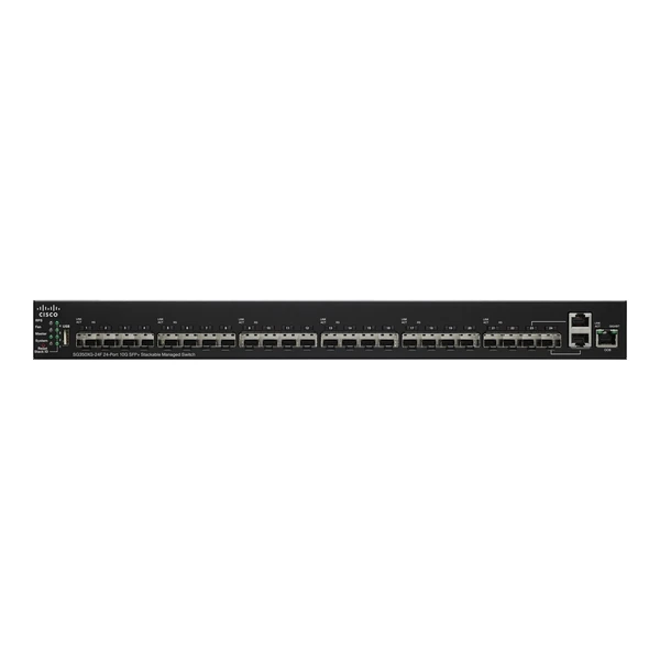 sg350xg-24f-k9-na cisco sg350xg-24f-k9-na 350x 24-port 10 gigabit sfp+ switch, 2x10g combo uplinks