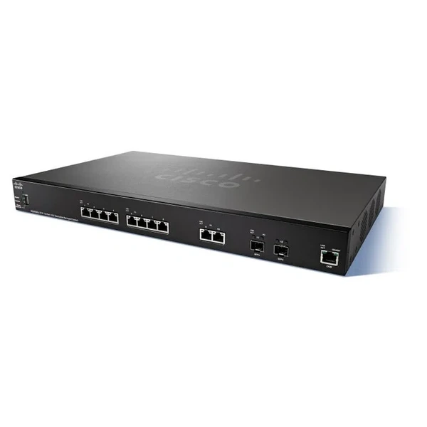 Cisco SG350XG-2F10-K9 350X 10-Port 10 Gigabit Ethernet Switch, 2x10G Uplinks