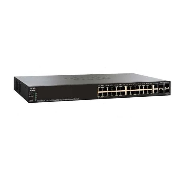 SG500-28P | Cisco SG500-28P 28-port Gigabit POE Stackable Managed Switch