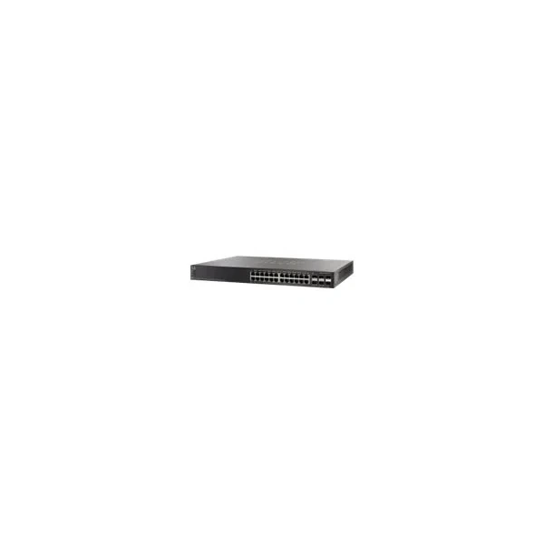 Cisco SG500X-24P-K9-NA Small Business 500X 24-Port Gigabit PoE+ Switch, 4x10G SFP+ Uplinks