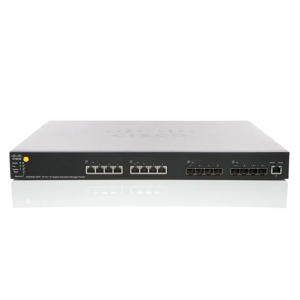 Cisco SG500XG-8F8T-K9-G5 Small Business 500 8-Port 10 Gigabit Switch, 8x10G SFP+ Uplinks