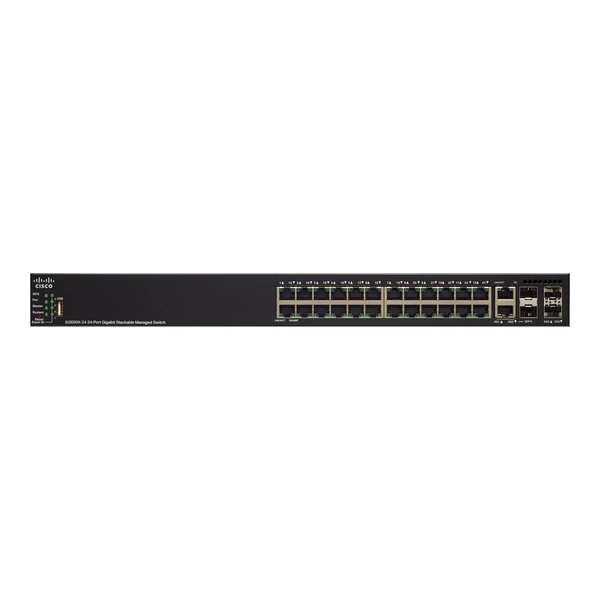 Cisco SG550X-24-K9-NA 550X 24-Port Gigabit Switch, 4x10G Uplinks