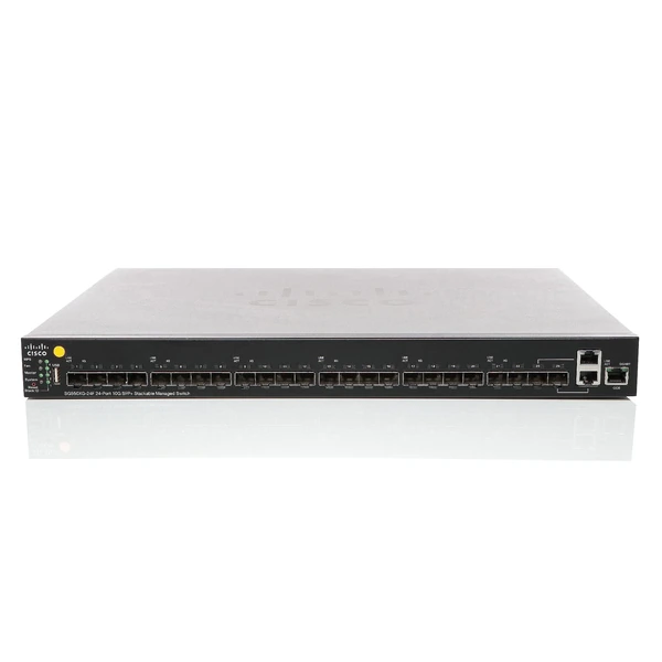 Cisco SG550XG-24F-K9-UK 550X 24-Port 10 Gigabit Ethernet Switch, 2x10G Combo Uplinks