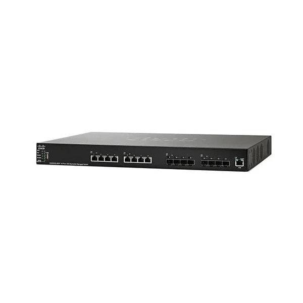 Cisco SG550XG-8F8T-K9-EU 550X 8-Port 10 Gigabit Switch, 8x10G SFP+ Uplinks