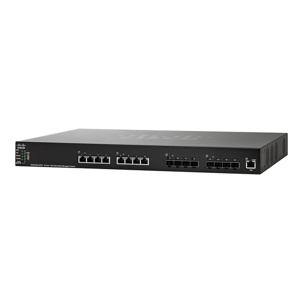 Cisco SG550XG-8F8T-K9 550X 8-Port 10 Gigabit Switch, 8x10G SFP+ Uplinks