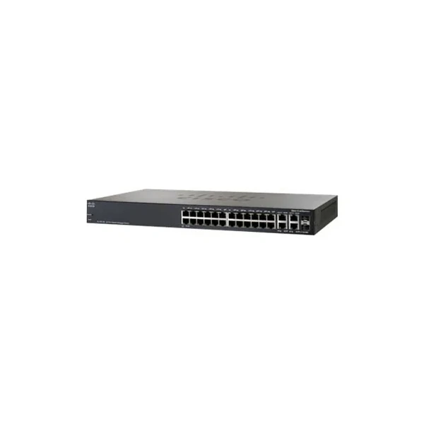 Cisco SRW224G4P-K9-UK Small Business 300 24-Port Fast Ethernet PoE Switch, 4x1G Uplinks