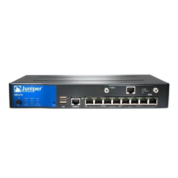 srx210he2 srx210 services gateway with 1 mini-pim slot, 2 gb dram, and 2 gb nand flash memory