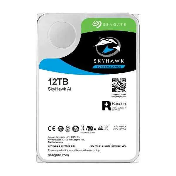 st12000ve0008 surveillance hdd skyhawk ai - 12000 gb - 7200 rpm