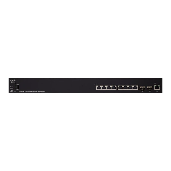 Cisco SX350X-08-K9-EU 350X 6-Port 10 Gigabit Switch, 2x10G Combo Uplinks