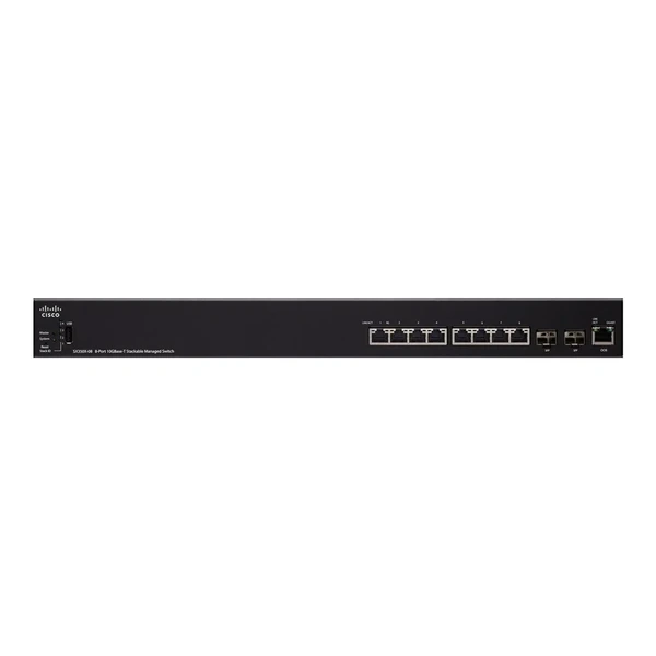 Cisco SX350X-08-K9 350X 6-Port 10 Gigabit Ethernet Switch, 2x10G Combo Uplinks
