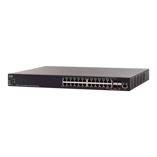 Cisco SX350X-24-K9-NA 350X 20-Port 10 Gigabit Switch, 4x10G Combo Uplinks