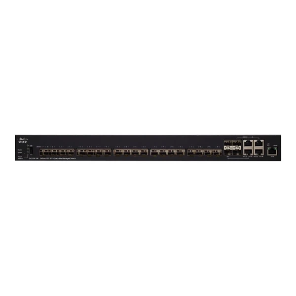 Cisco SX350X-24-K9-UK 350X 20-Port 10 Gigabit Ethernet Switch, 4x10G Combo Uplinks