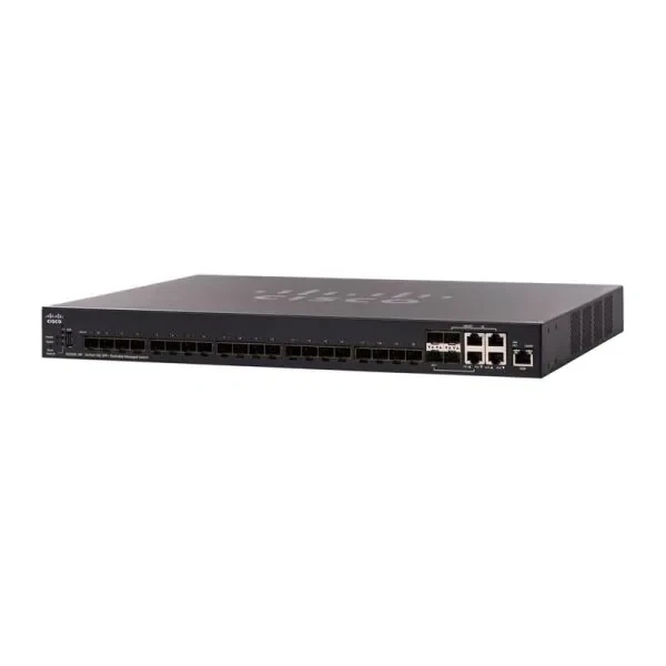 Cisco SX350X-24F-K9 350X 24-Port 10 Gigabit Ethernet Switch, 4x10G Combo Uplinks
