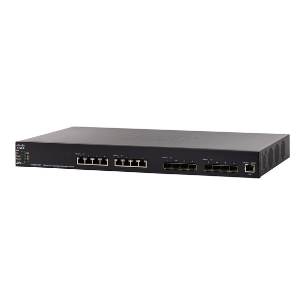 Cisco SX550X-16FT-K9-EU 550X 8-Port 10 Gigabit Switch, 8x10G SFP+ Uplinks