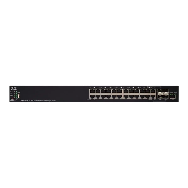 Cisco SX550X-24-K9-UK 550X 20-Port 10 Gigabit Ethernet Switch, 4x10G Combo Uplinks