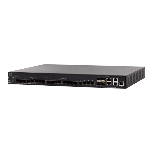 Cisco SX550X-24F-K9-NA 550X 24-Port 10 Gigabit Ethernet Switch, 4x10G Combo Uplinks