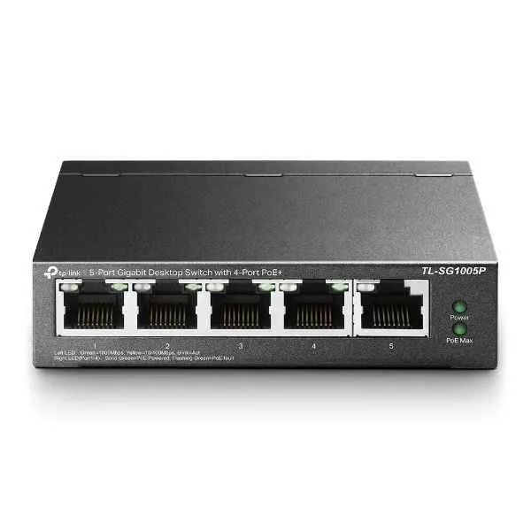TL-SG1005P | 5PORT DESKTOP SWITCH WITH 4PORT POE TL-SG1005P | 5PORT DESKTOP SWITCH WITH 4PORT POE