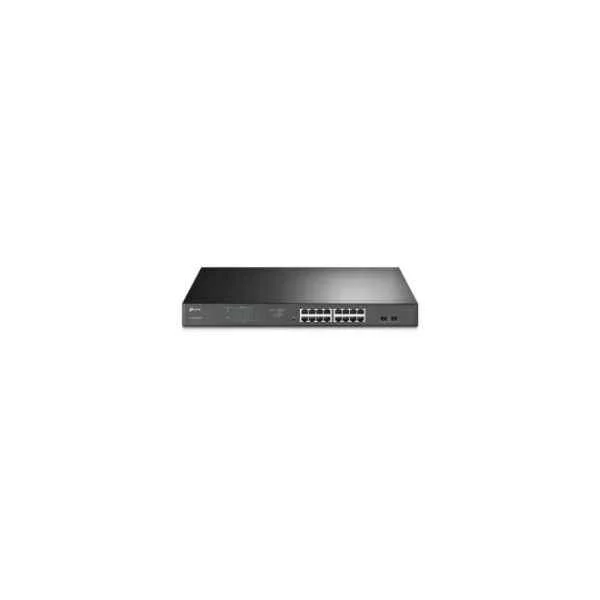 16PORT GIGABIT EASY SMART POE+ SWITCH WITH 2 SFP SLOTS