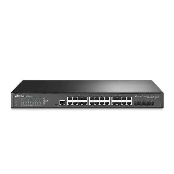 TL-SG3428X | JETSTREAM 24-PORT GIGABIT L2+ MANAGED SWITCH W/ 4 10GE SFP+ SLOTS TL-SG3428X | JETSTREAM 24-PORT GIGABIT L2+ MANAGED SWITCH W/ 4 10GE SFP+ SLOTS