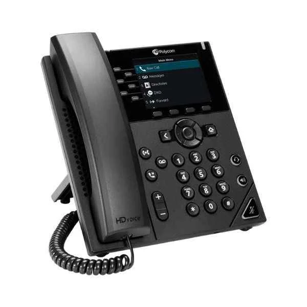 VVX350 | Polycom conference phone landline VVX350 6-line mid-range IP desktop phone audio and video conference system terminal