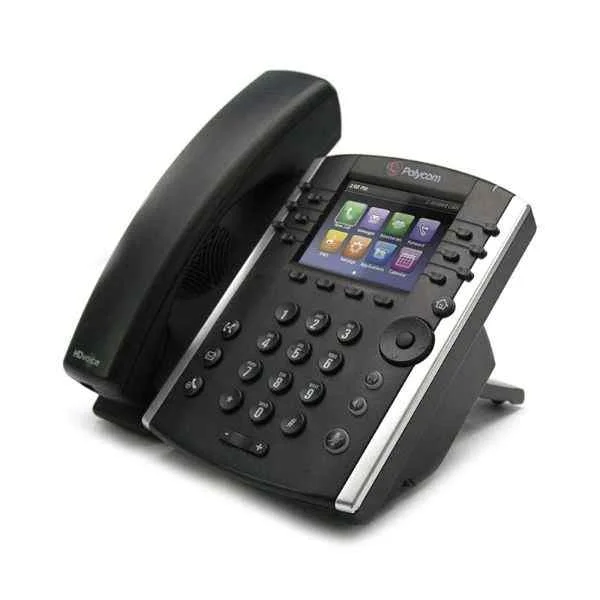 VVX411 | Polycom Desktop IP Phone VVX401 12-line VOIP Business Phone