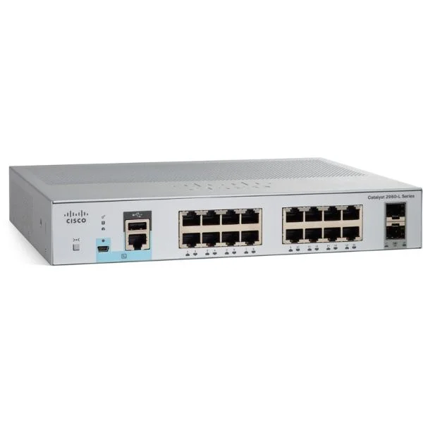 ws-c2960l-16ts-ll catalyst 2960l 16 port gige, 2 x 1g sfp, lan lite